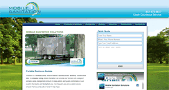 Desktop Screenshot of mobilesanitation.com